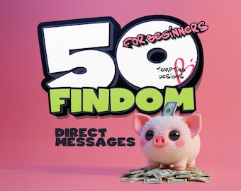 50 Findom Direct Messages for Beginners | Findom Communication Templates, Findom DM for Onlyfans, Findom, Femdom, Financial Domination Ebook