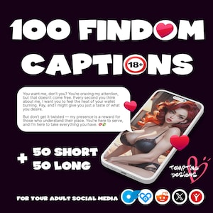 100 Findom Caption | Short + Long Posts Unique Ideas OnlyFans Tips Template Messages for OnlyFans Planner, findom,  femdom, content creators