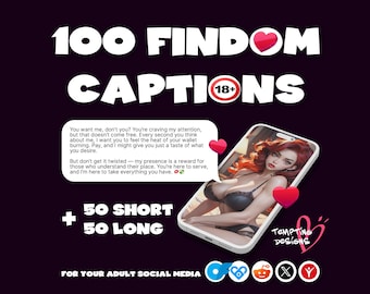 100 Findom Captions | Femdom Scripts, Short + Long Posts for OnlyFans PPV, Digital Domination, Content Ideas, Messages