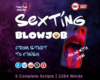 Sexting Scripts Bundle | Onlyfans Sexting Blowjob Guide Scenarios, PPV Ideas Chatting, Voice Messages for Onlyfans, Findom & Femdom Creators