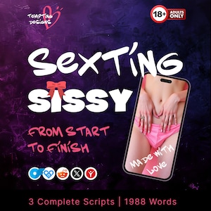 Sissy Sexting Scripts | Bundle Sexting Sissy Training Guide Scenarios, Findom PPV Ideas for OnlyFans, Femdom & Financial Domination