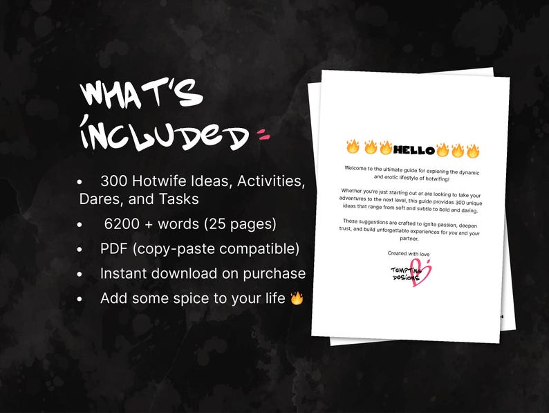300 Hotwife Ideas, Activities, Dares, & Tasks Guide | Couple Swinger Lifestyle | Hotwifing Cuck Humiliation | Cuckolding Hotwives Dares