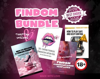 Findom Bundle for Beginners | Guide How to Become a Findom, 100+ caption pack, Financial Domination Templates, Adult Work & Femdom, Ebook