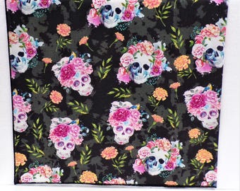 SUGAR SKULLS 24'' Full Size Cotton Bandana