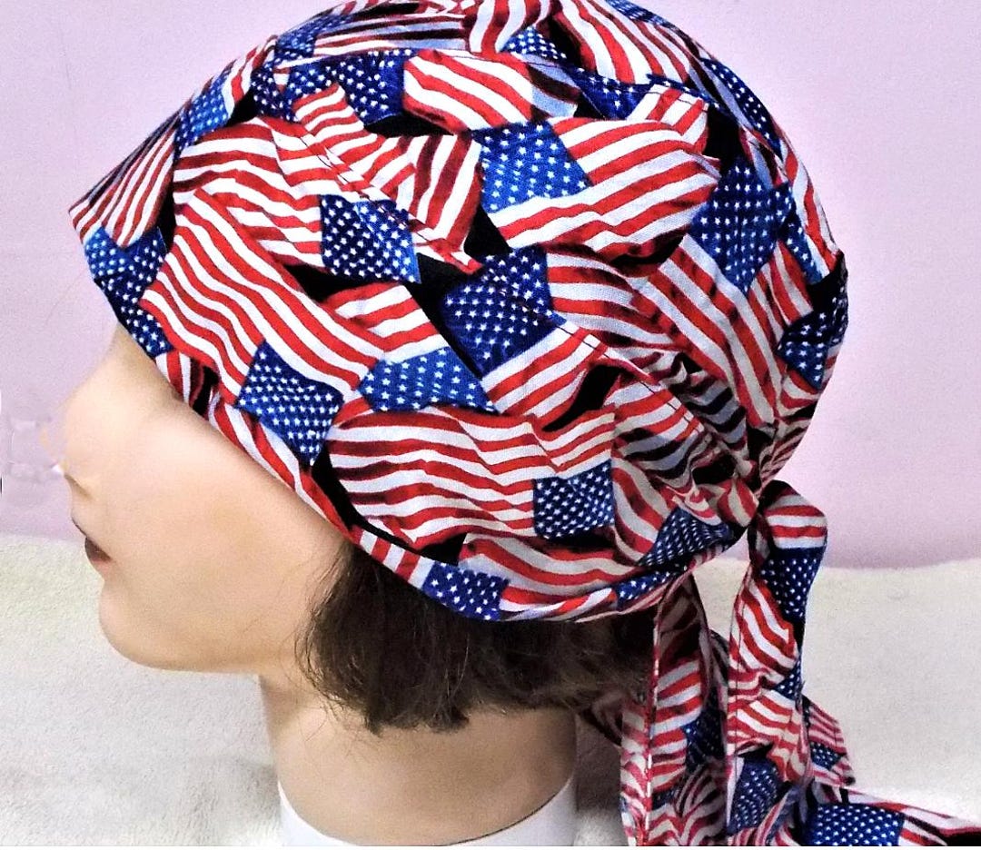 AMERICAN FLAG Do Rag Mens or Womens SWEATBAND Cotton Doorag - Etsy