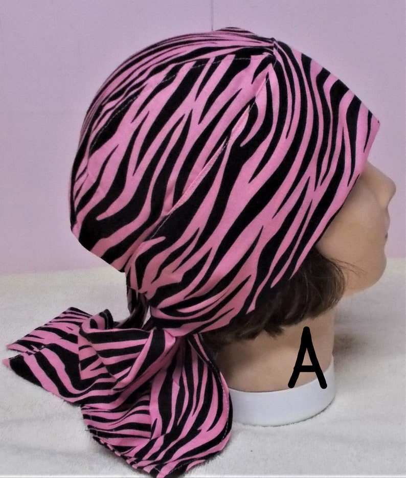 Biker Motorcycle Mens WOMENS PINK ZEBRA Dorag Cotton Durag Sweatbamd Doorag