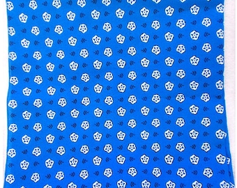 OLD WESTERN STYLE Blue Large 26'' Cotton Bandana Scarf