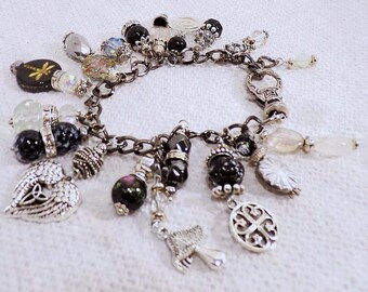 WINTER SOLSTICE GEMSTONE Bracelet Hematite Quartz