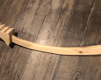 The NO BS 2000 (No Other Back Scratcher) Pine Wood back scratcher 21”x3”x3”