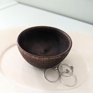 Wood Trinket Dish, Wood Ring Dish, Nature Jewelry Storage, Earring Dish, Jewelry Storage