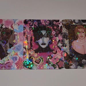 CUSTOM - &#39;Decora&#39; Photocard for Art/any picture with stickers!