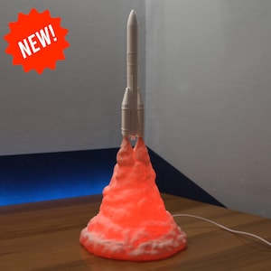Ariane 6 takeoff desk lamp