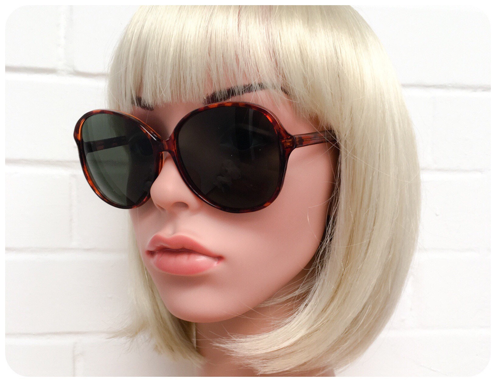 Vintage 70s/80s Oversized Butterfly Tortoise Shell  display picture 3