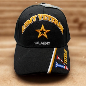 US Army Veteran Hat. Army 250th Anniversary Hat . Embroidered Army Baseball Cap. Army Star Hat. Adjustable Unisex Cap. Veteran Army hat
