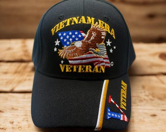 朝鮮戦争　退役軍人　ベスト,帽子 ヴィンテージ ベトナム戦争退役軍人用 調節可能 トラッカーハット 1990