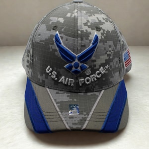 US Air Force Camo Hat. USAF Hat. Military Baseball Cap. U.S Air Force Logo Hat. Adjustable Unisex Cap. U.S Air Force Hat. USAF Trucker hat