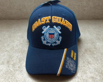 U.S Coast Guard Hat. USCG 1790 Blue Hat. Veteran Cap. Coast Guard