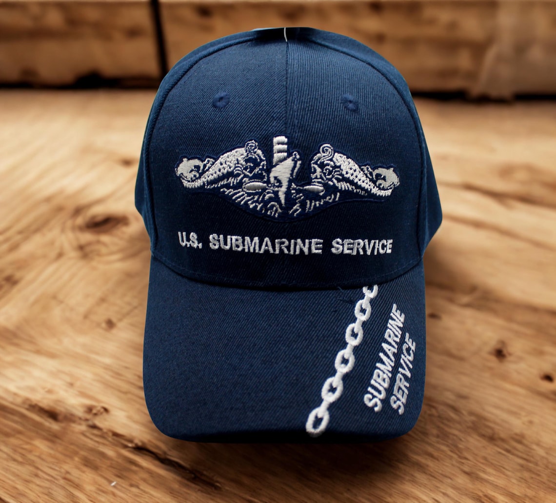 Service Hat U.S. Navy Submarine Service Hat – Navy Dolphins Hat – Submarine Veteran ...