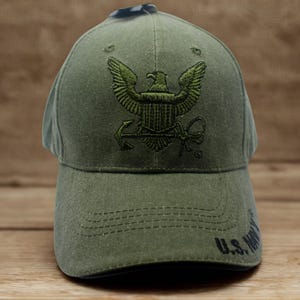 US Navy Green Hat – Premium Big Eagle Navy Hat– Embroidered Navy Trucker Hat – Dad Hat – Adjustable Unisex Cap – Father&#39;s Day Gift. Navy Hat