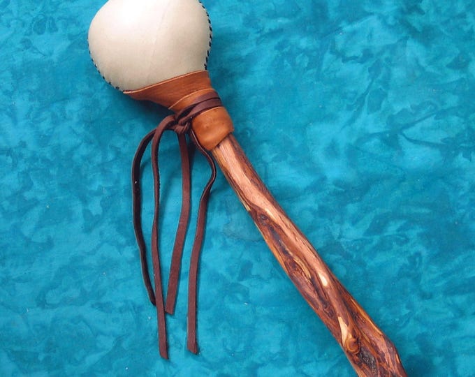 Rawhide Rattle Kit Shamanic Rawhide Rattle With Diamond Willow Wood Handle - Etsy