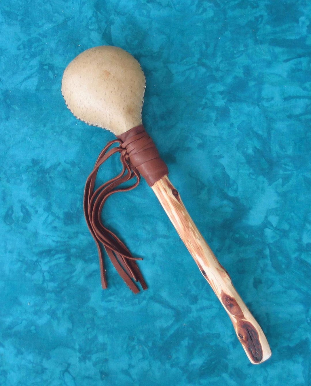 Rawhide Rattle Kit Large Shamanic Rawhide Rattle and Diamond Willow Wood Handle - Etsy