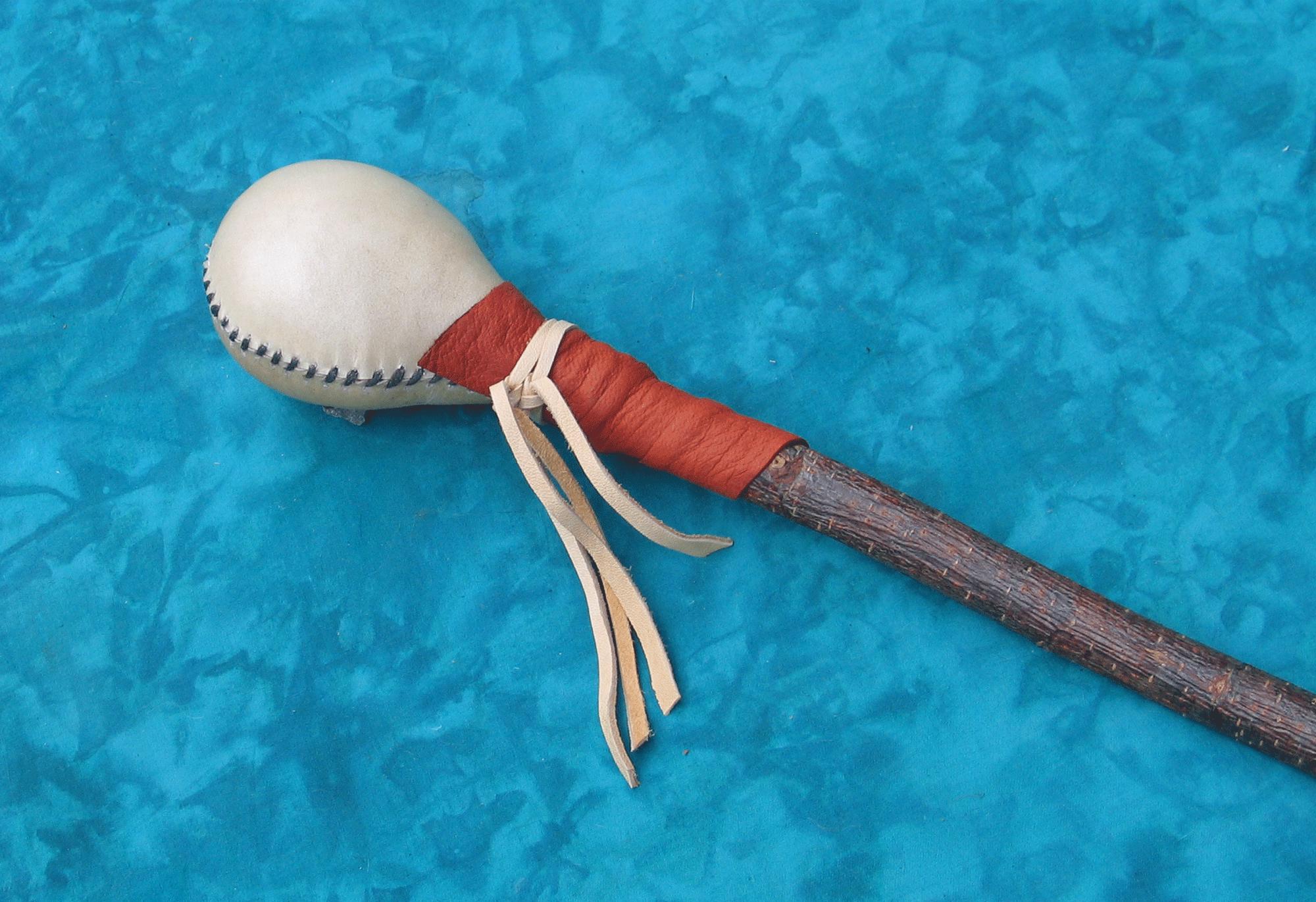 Buck Skin Rattle Shamanic Rattle With Saddle Buckskin, Deer Rawhide - Etsy