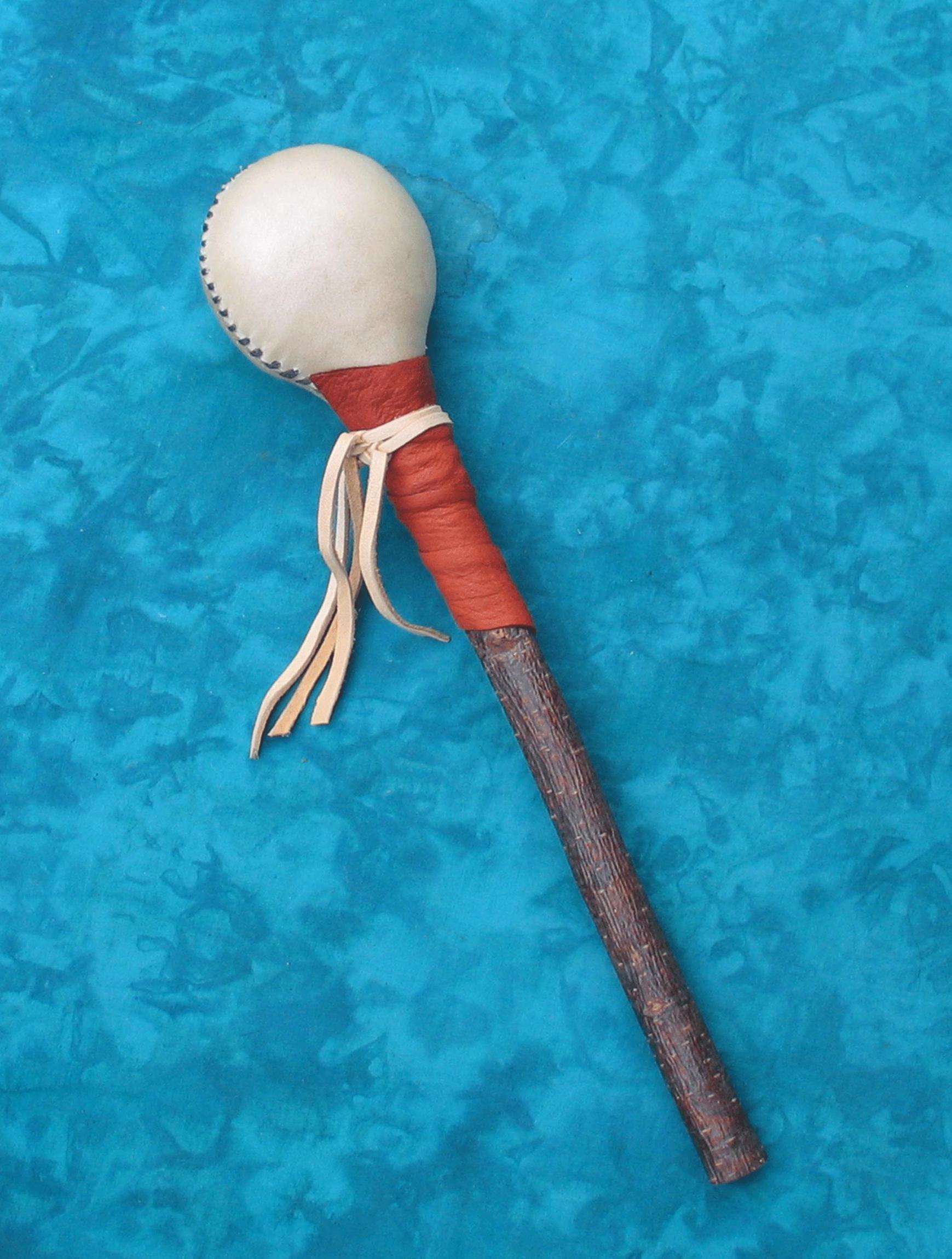 Buck Skin Rattle Shamanic Rattle With Saddle Buckskin, Deer Rawhide - Etsy