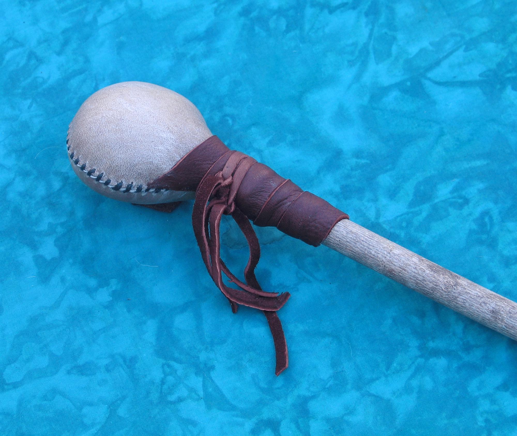 Buck Skin Rattle Shamanic Rattle With Willow Wood Handle, Brown Buckskin, Elk Rawhide - Etsy
