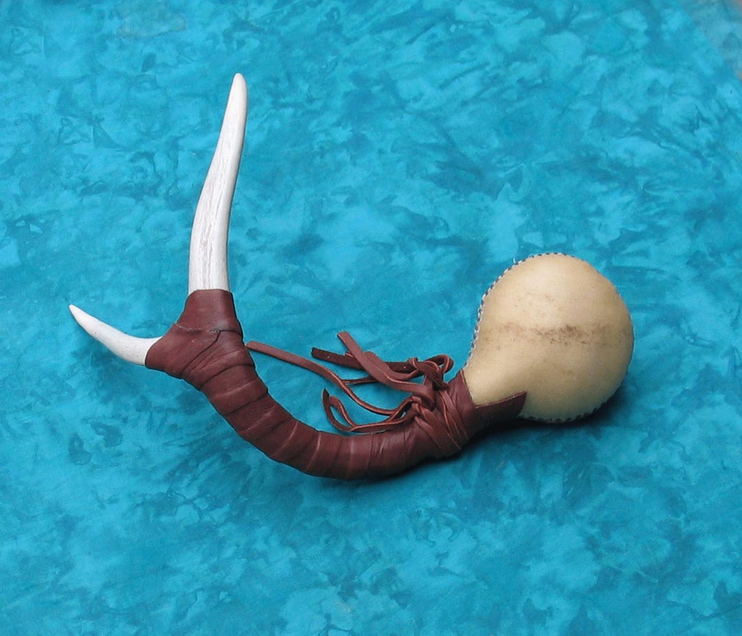 Antler Rattle Shamanic Elk Rawhide Rattle: Deer Antler Handle, Buckskin Fringe - Etsy