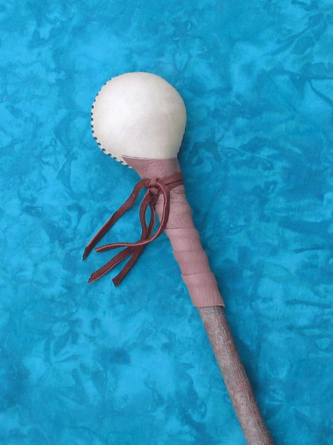 Buck Skin Rattle Shamanic Rattle With Light Brown Buckskin, Deer Rawhide - Etsy
