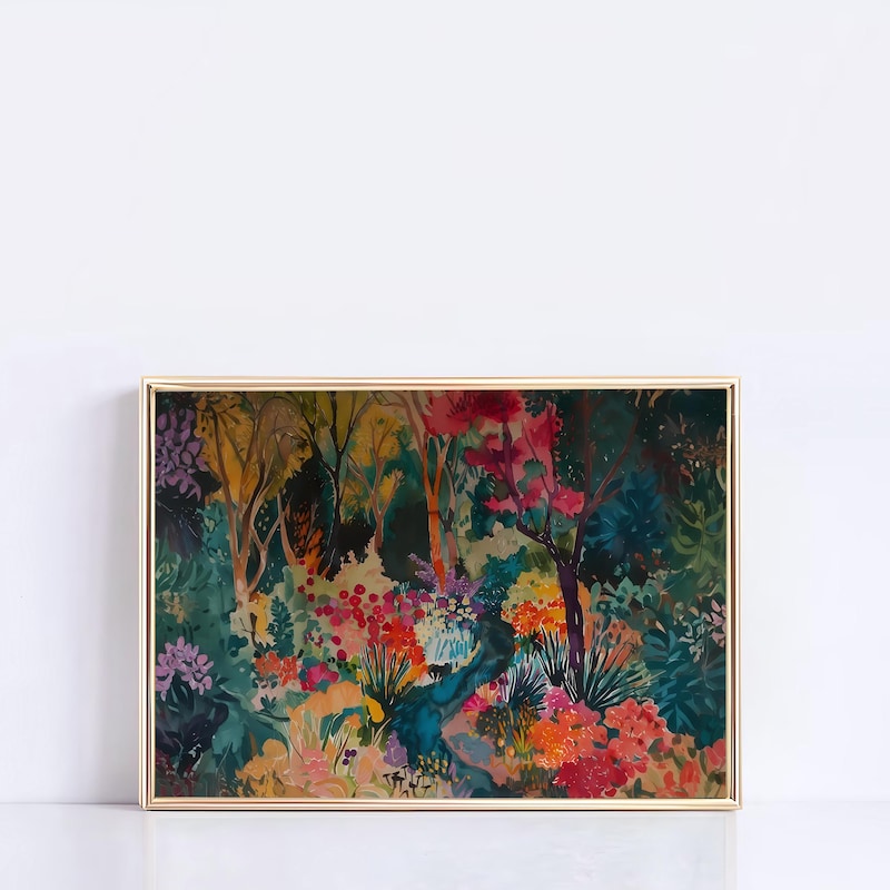 Stunning Textured Impressionist Extra Large Art image