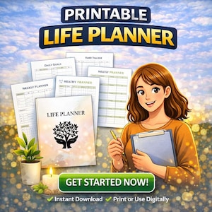 Planificador de vida digital: presupuesto, comidas, tareas y horarios (descargar)