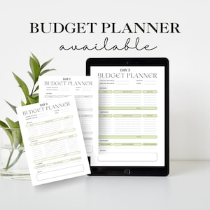 Printable Monthly Budget Planner | Zero Based Expense Tracker Financial Binder Spreadsheet for Income Planning