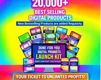 Digital Product Mega Bundle: 20,000+ Canva Templates with MRR & PLR
