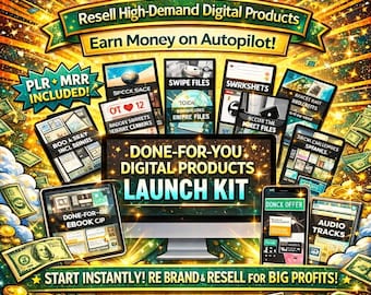 Megabundel canvassjablonen | Social media Instagram Business bewerkbare PLR MRR Marketing Graphics Kit