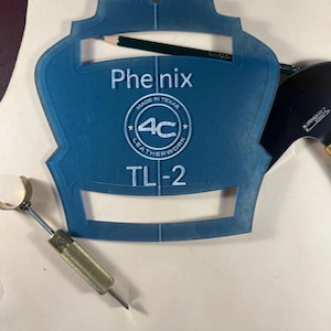 Plantilla acrílica para casco y escudo de bombero (FF)