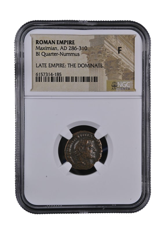 西暦286-310年ローマ帝国 マキシミアヌス BI Nummus NGC認証 西暦286-310年ローマ帝国 マキシミアヌス BI Nummus NGC認証 286
