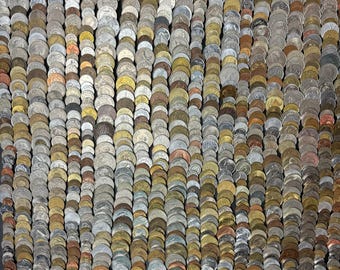50-1500 Different World Coins – Mixed in One Bag (No Repeats)