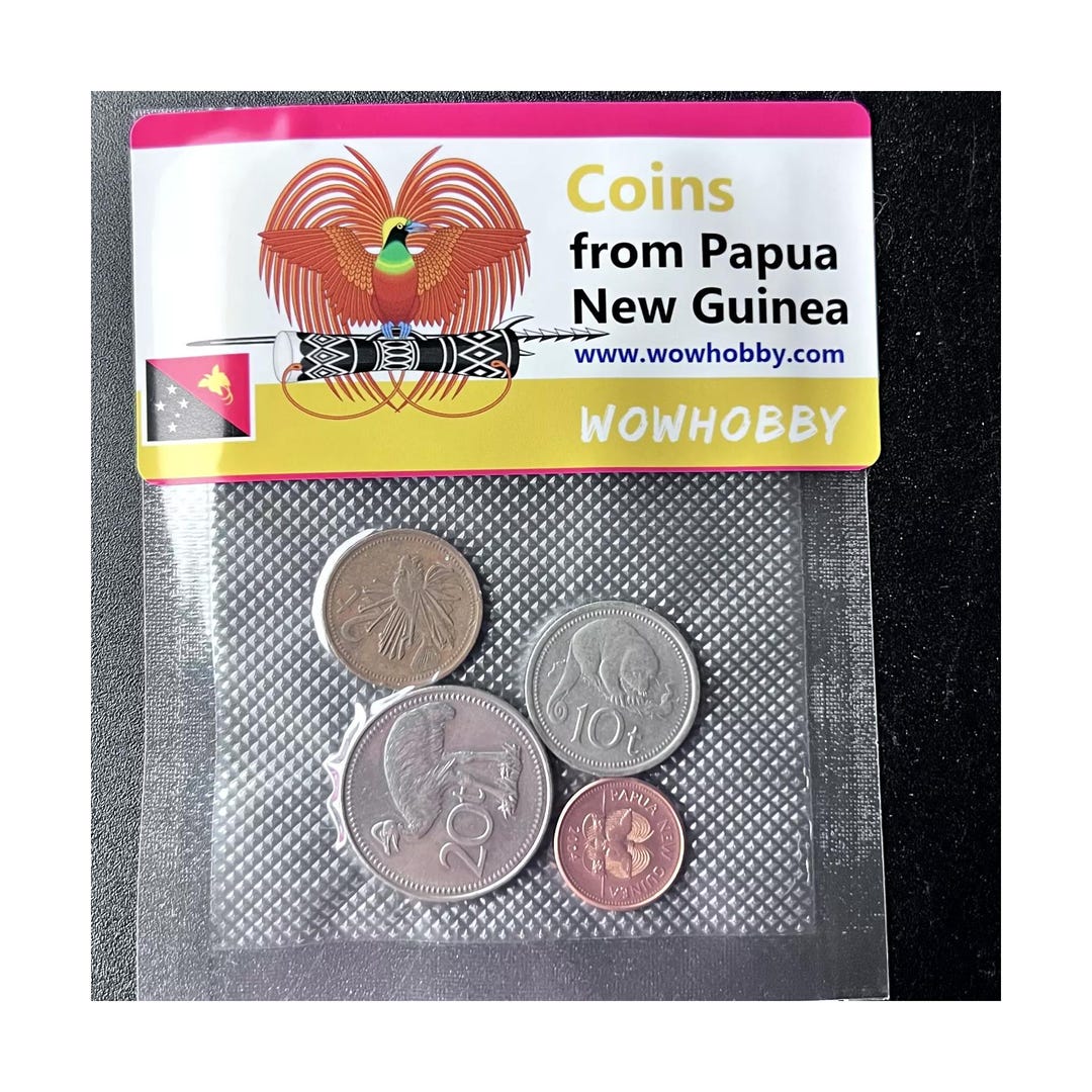Papua New Guinea 4 Random Coins - Etsy