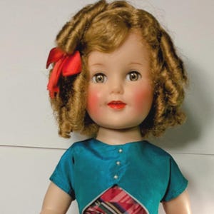 1957 19-inch Shirley Temple Doll in Rare Wee Willie Winkie Outfit