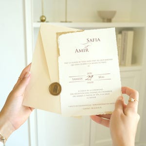 Faire part mariage