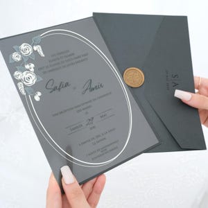 Faire part mariage vert