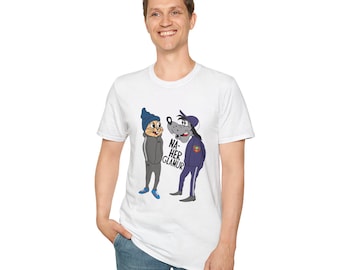 Naher Glamur Russian Tshirt, Nu Pogodi Charactors Unisex Shirt - Russian Tshirt, Wolf and Bunny Shirt, Russian Gift, Gift Idea