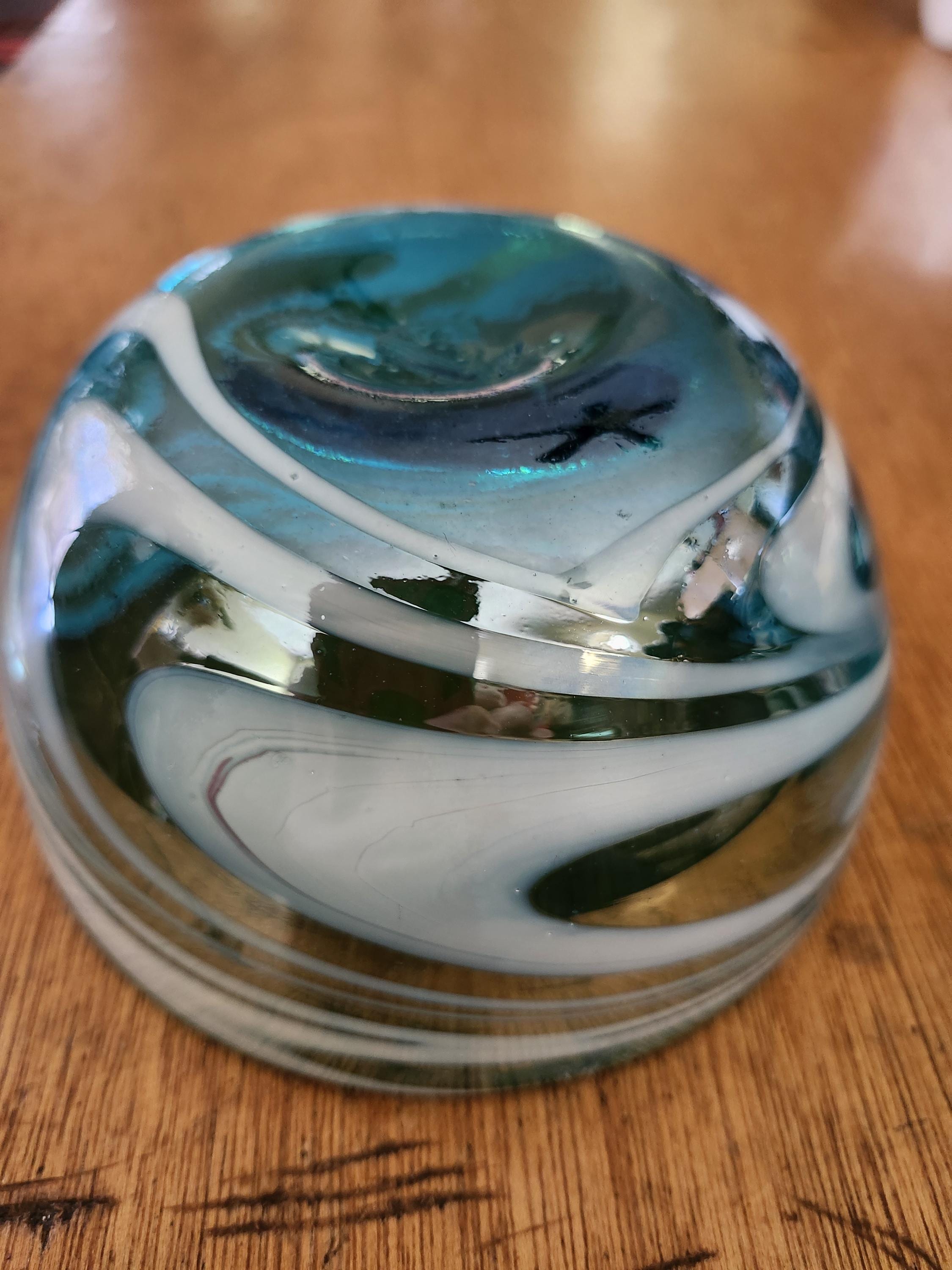 Handblown glass swirl bowls - Etsy 日本