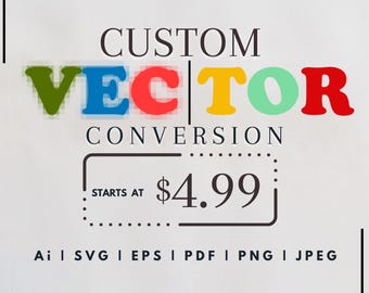 Custom SVG files for Cricut, silhouette cut file, Convert Logo To Vector