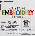 Custom Embroidery Digitizing, Custom Logo Digitizing, Embroidery Digitizing Service, Image Embroidery, Custom Digitize, Embroidery Digitize