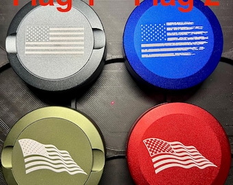 Lata espartana de metal con bandera estadounidense / Soporte para bolsa de snus de metal / Almacenamiento de bolsas / Almacenamiento de bolsas de snus / Latas espartanas grabadas personalizadas