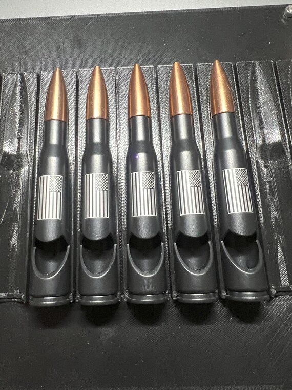 50 Caliber Bottle Opener –  Custom Engraving Available – Military Gift – Spartan Designs