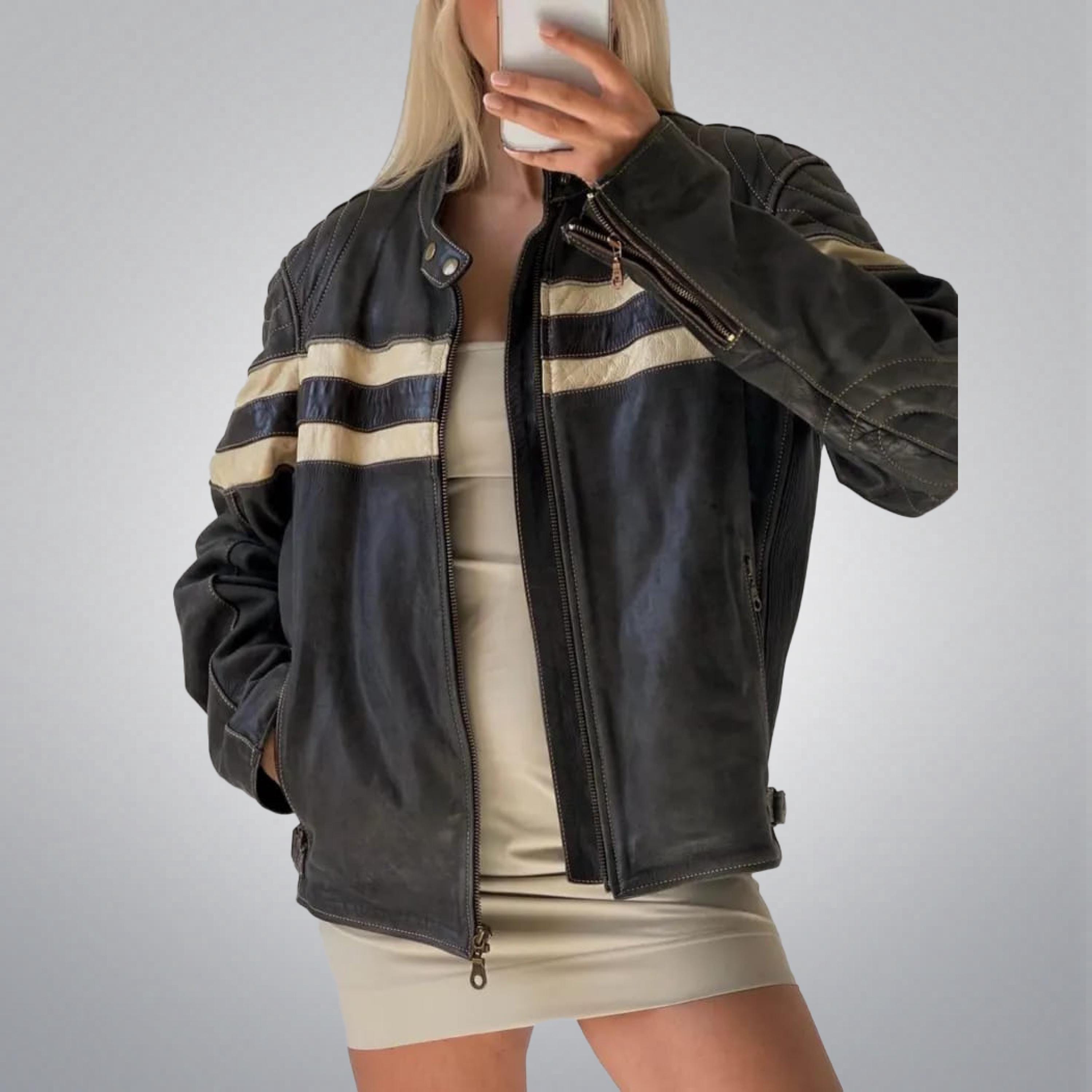 00s vintage GUESS レザージャケット　archive Vintage Guess Leather Jacket - Etsy UK