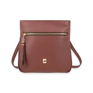 vintage sac à bandoulière en cuir marron pour femme élégant sac à main violet avec fermeture à glissière sac à main rose clair fait main